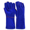 Guanti da lavoro in pelle per saldatore S-H24 Blu