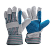 Guanti da lavoro edili in pelle FL-1015 Blu