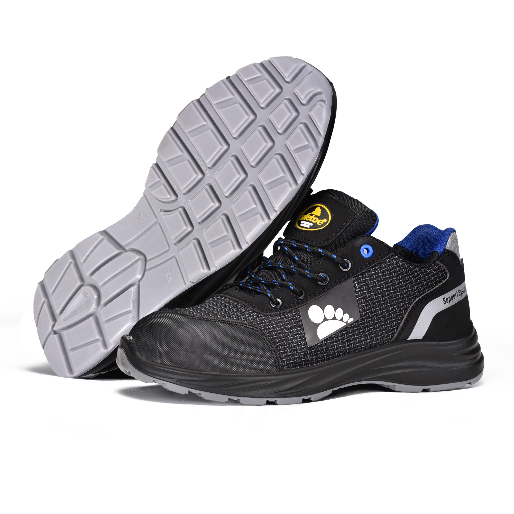 Allenatori di sicurezza compositi a basso taglio a pizzo composito uomini e donne L-7512 blu