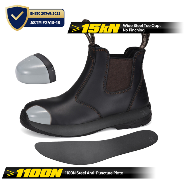 Scarpe da lavoro non slip womens best in acciaio tira sugli stivali da lavoro da donna M-8025W