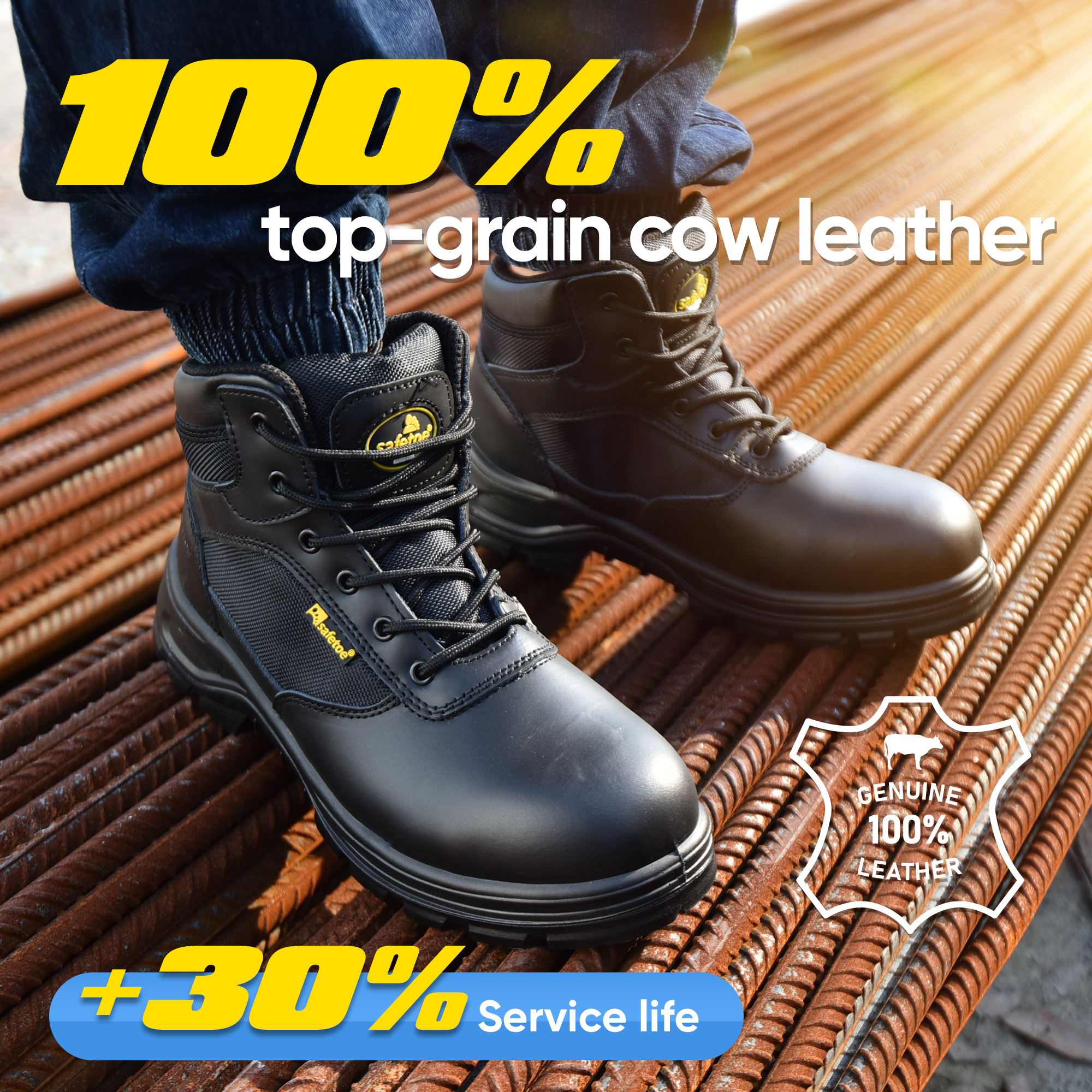 Stivali da lavoro dal design tattico M-8515 SafeCombat-M