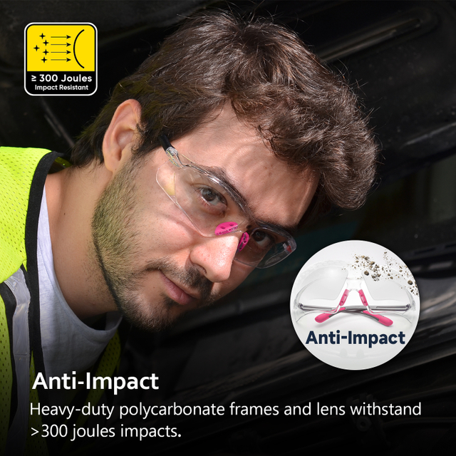 Occhiali di sicurezza protettivi pronti per donne SG003 Pink