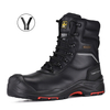 Stivali da lavoro invernale caldi resistenti all'acqua per gli uomini lavoratori H-9552 Zip
