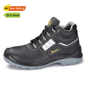 Stivali da lavoro protettivi neri con punta in acciaio inossidabile VortiGard™ M-8027 WorkGuard Pro