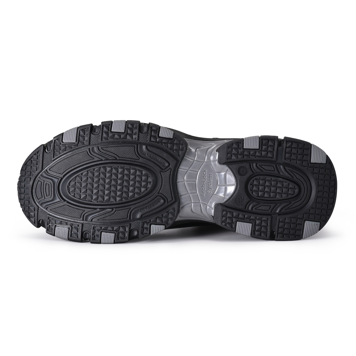 Stivali di sicurezza traspiranti con chiusura twist-lock dal design per esterni, punta in alluminio leggero e piastra in PE M-8589