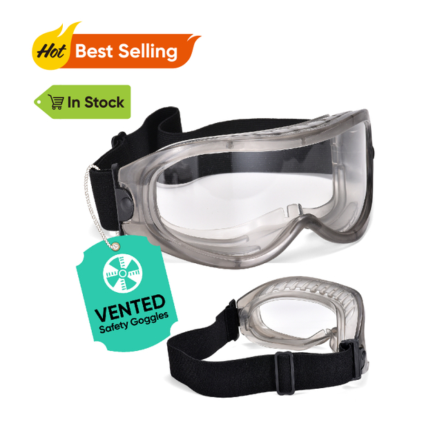 Stock Pronto Sopra Occhiali Clear Safety Goggles SG007