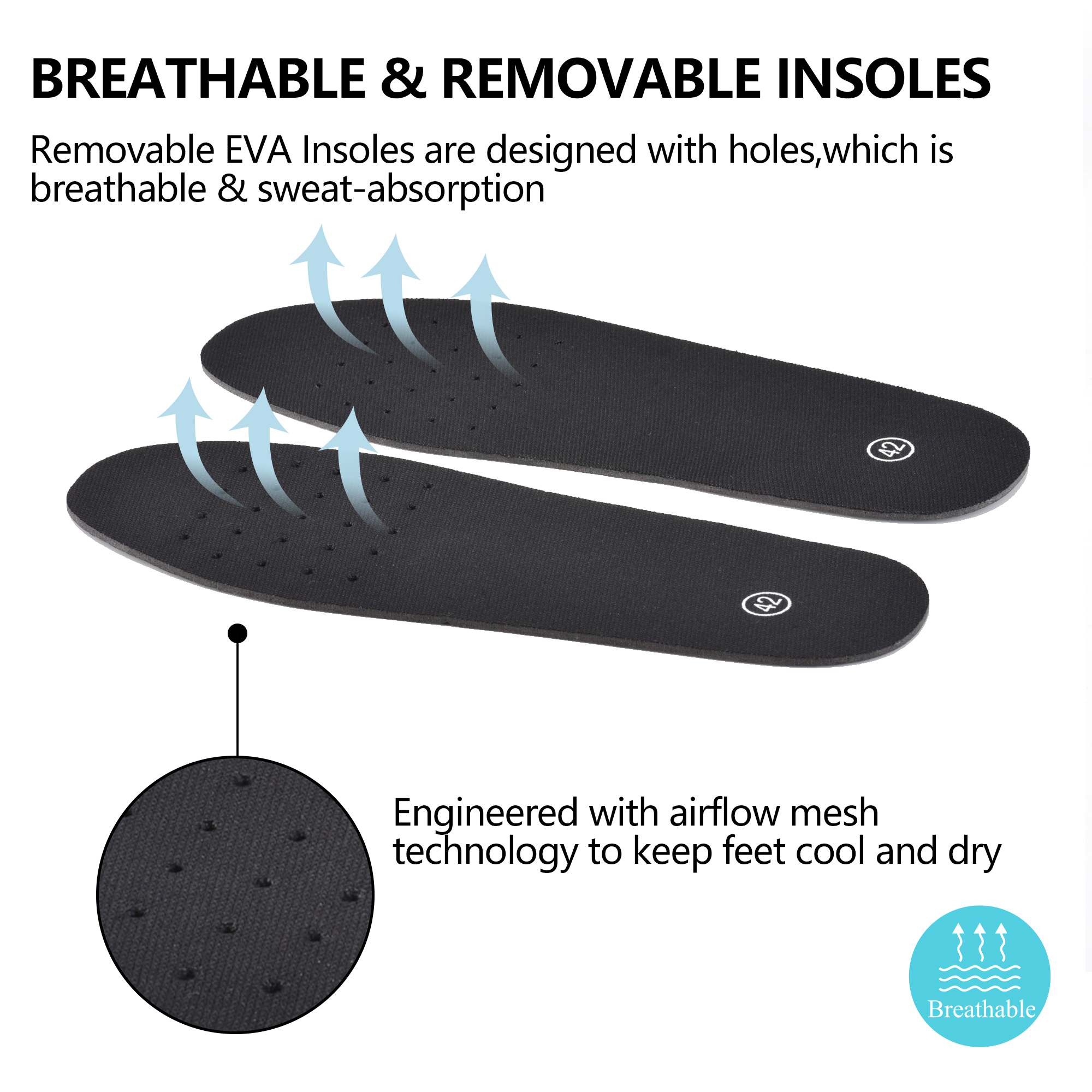 Stivali Wellington da lavoro - Stivali da pioggia da lavoro impermeabili in PVC per ambienti umidi e pulizie. Bianco