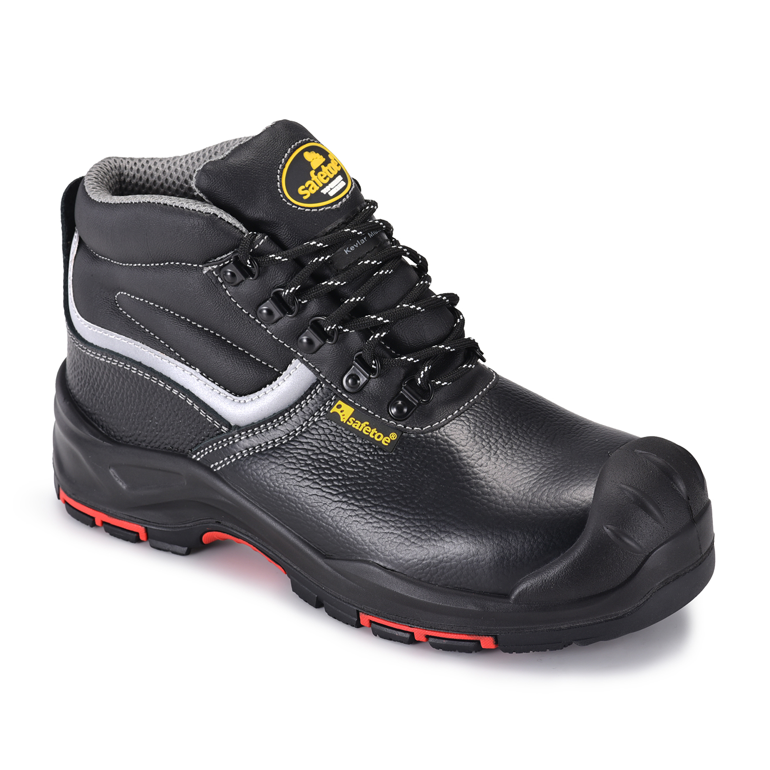 Scarpe antinfortunistiche per l'edilizia industriale certificate Black Cow M-8520PR SiteShield Max