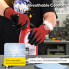 Guanti da lavoro di sicurezza rivestiti in lattice LY-3013 Grip Guarder Rossi