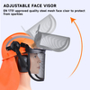 Caschi forestali con faccia arancione arancione M-5009