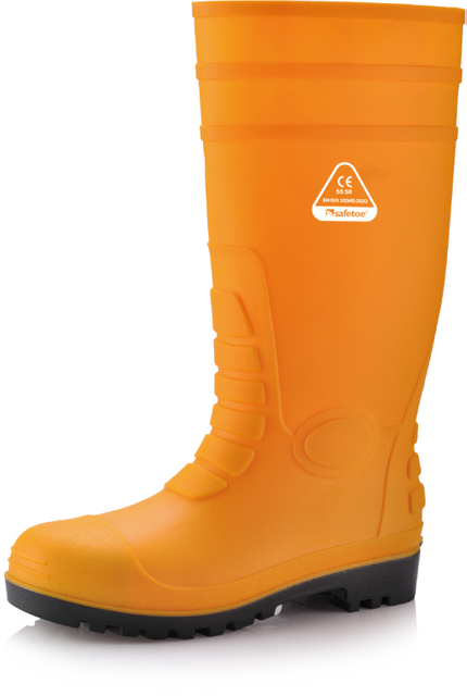 Stivali da pioggia resistenti S5 W-6038 Giallo