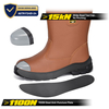 Stivali antinfortunistici classici in pelle Rigger con punta in acciaio | H-9430 Marrone