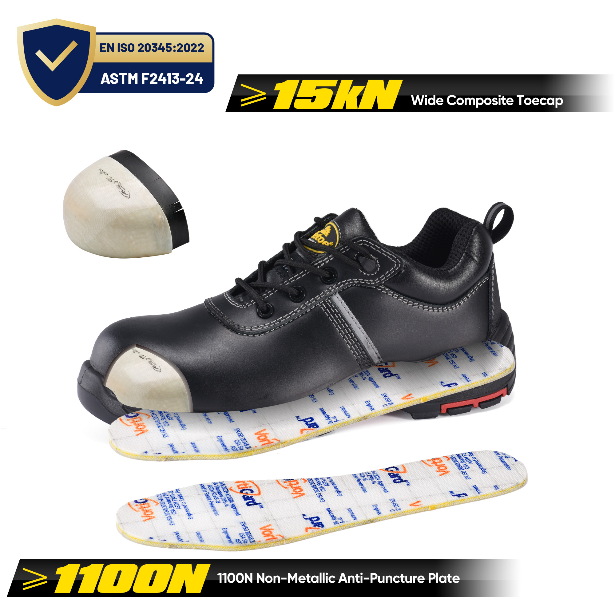 Scarpe antinfortunistiche elettriche leggere EH | Punta in composito L-7536EH