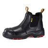 Stivali di sicurezza elettrici dielettrici Slip-On Chelsea (EH 18kV) certificati ASTM M-8025NB Nero InstaGuard Chelsea BK