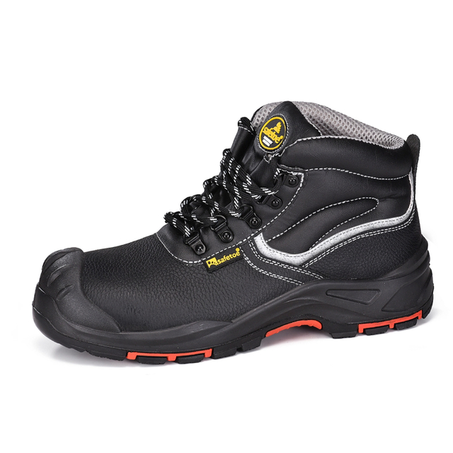 Scarpe antinfortunistiche per l'edilizia industriale certificate Black Cow M-8520PRST SiteShield Max