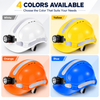Casco di sicurezza minerario con lampada frontale W-018L