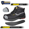 Scarpe antinfortunistiche per l'edilizia industriale certificate Black Cow M-8520PRST SiteShield Max
