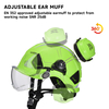 Casco di sicurezza forestale con visiera e paraorecchie M-5018
