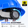 Elmetto di sicurezza elettrico riflettente di classe E W-003R