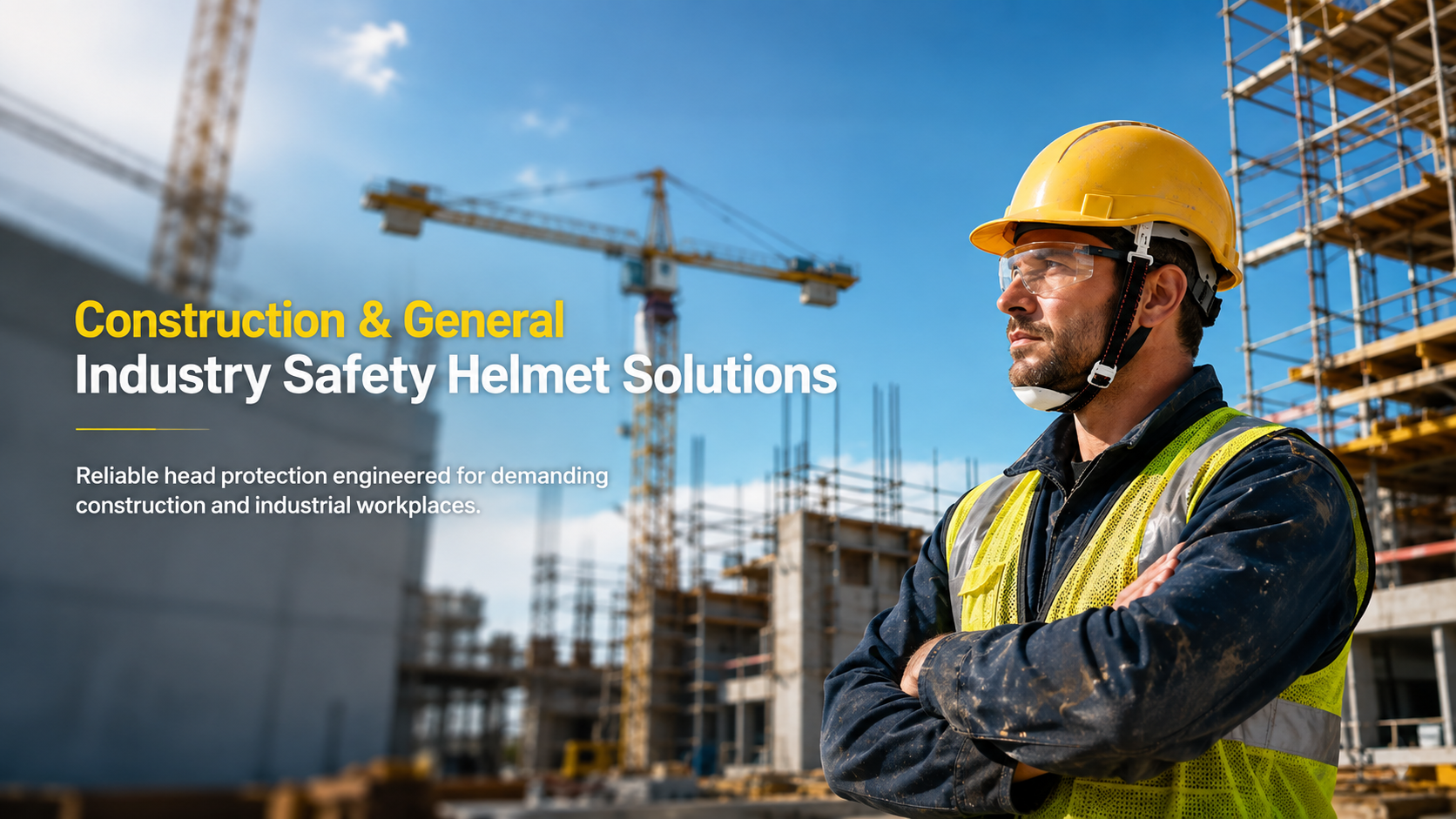 Soluzioni di elmetti di sicurezza per l'edilizia per la protezione della testa in ambito industriale e di cantiere