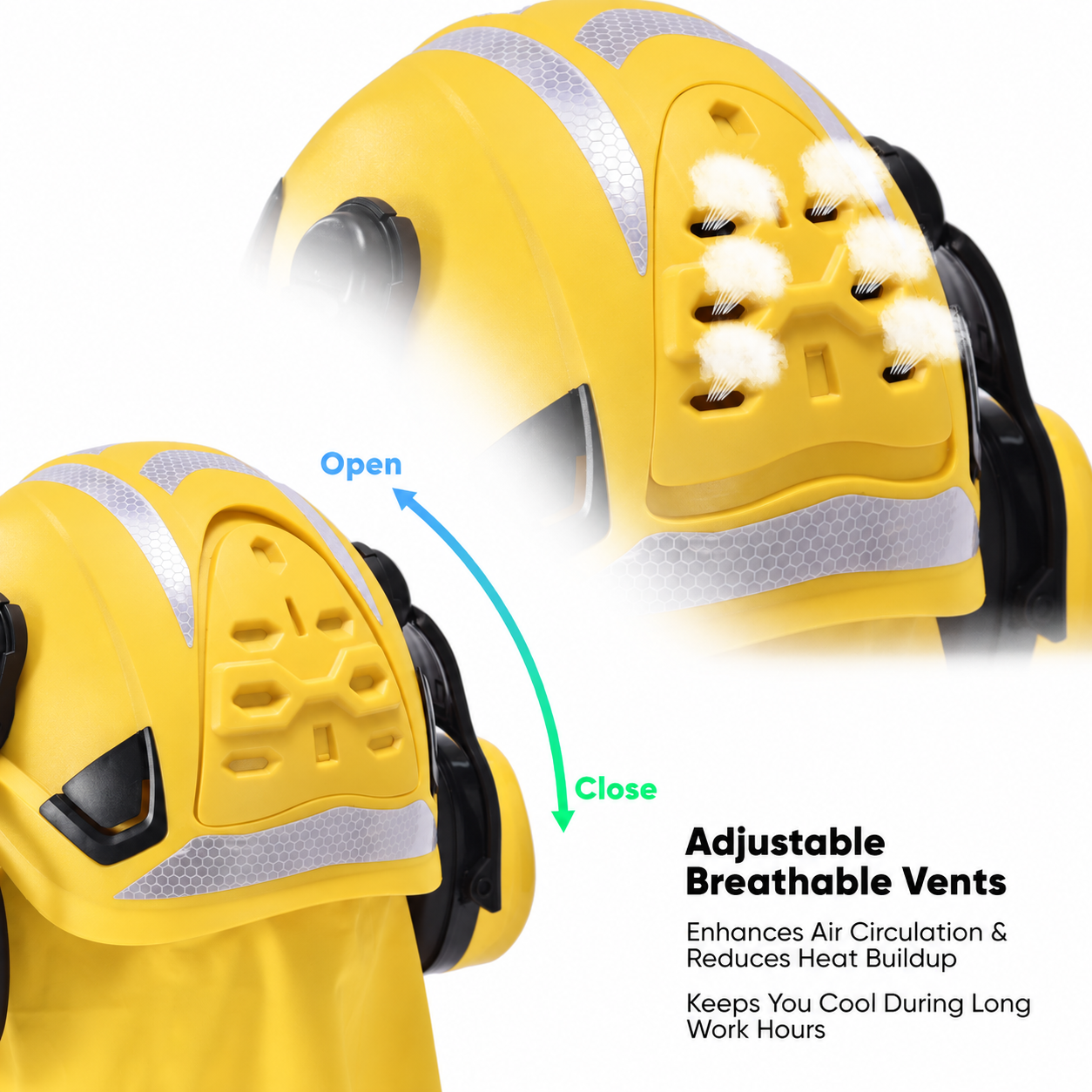 Casco di sicurezza forestale con visiera in rete e paraorecchie M-5017