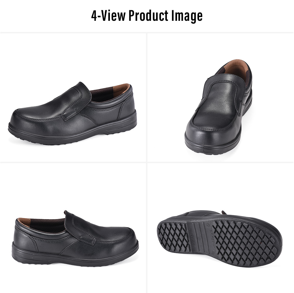 Scarpe antinfortunistiche slip-on per dirigenti e manager con punta composita e protezione in Kevlar | L-7610