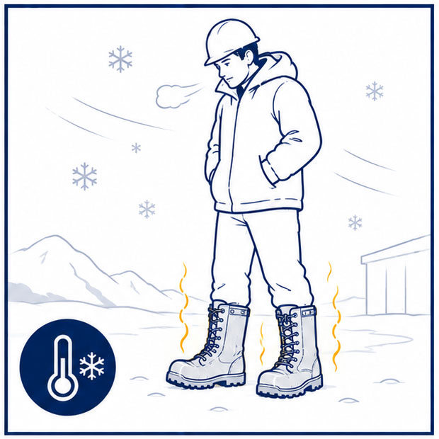 Luoghi di lavoro invernali Esposizione al freddo estremo