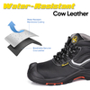 Scarpe antinfortunistiche per l'edilizia industriale certificate Black Cow M-8520PRST SiteShield Max