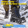 Stivali da lavoro invernali estremi impermeabili Fodera in lana naturale Suola antiscivolo Ice-Grip H-9550 IceShield Pro