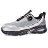 Scarpe antinfortunistiche QuickDial dal design sportivo, punta in alluminio S1P e antiscivolo per operatori logistici L-7601 Grigio