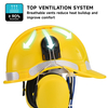  Casco di sicurezza ventilato con cuffie antirumore