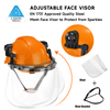 Casco di sicurezza ventilato con visiera W-018V