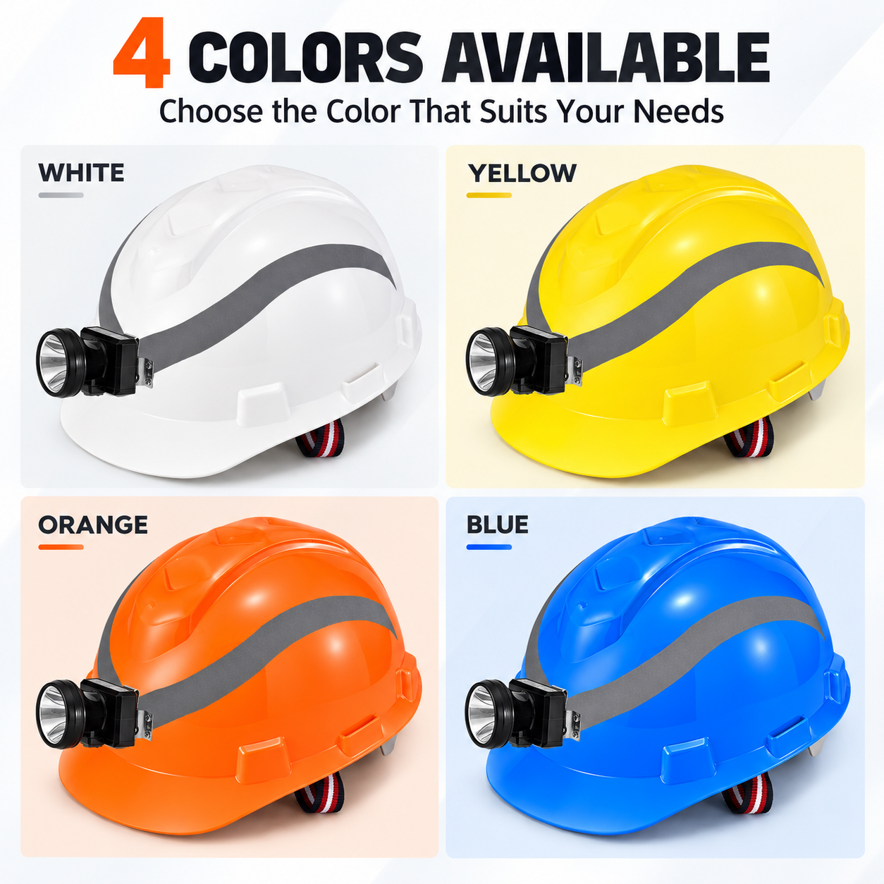 Casco di sicurezza per utilità sotterranea W-003L