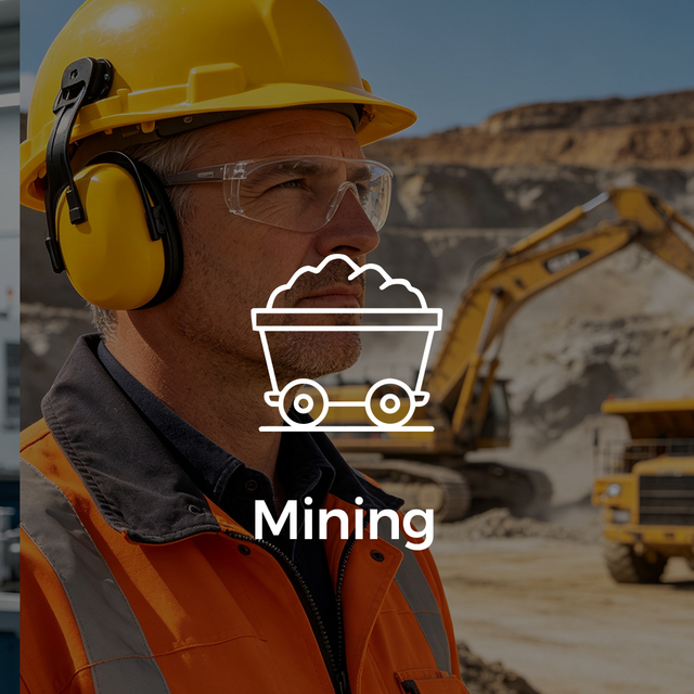 Cuffie antirumore di sicurezza mineraria per la protezione dell"udito nelle operazioni minerarie