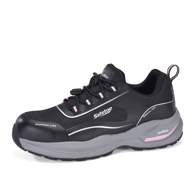Scarpe da ginnastica di sicurezza ultraleggere da donna con punta in alluminio e protezione della piastra in PE | L-7613 