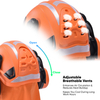 Casco di sicurezza con visiera e protezione antirumore M-5017 Arancione