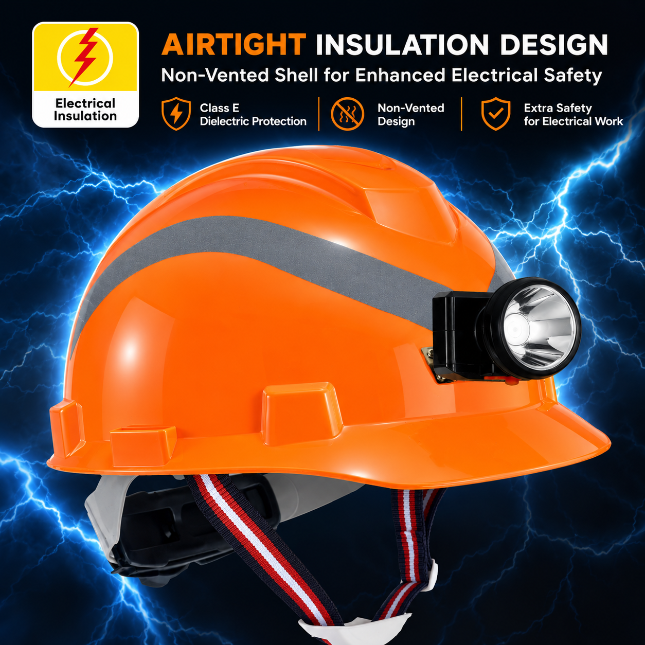 Casco di sicurezza per utilità sotterranea W-003L