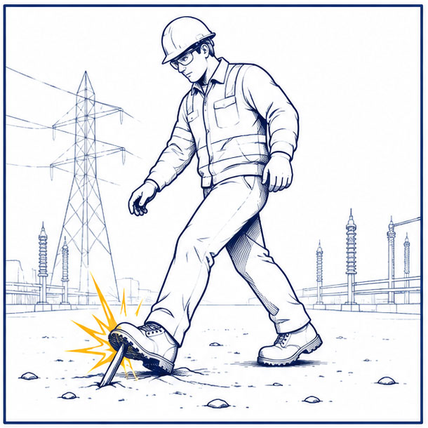 Luoghi di lavoro elettrici Oggetti appuntiti e rischi di perforazione