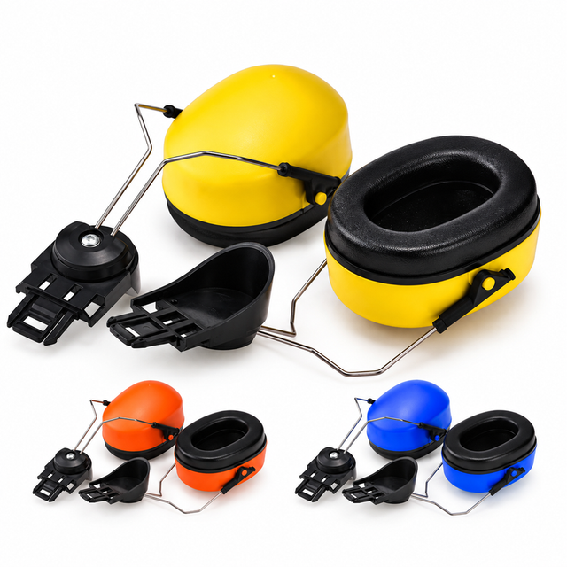 Cuffie antirumore di sicurezza montate sull'elmetto E-2008D