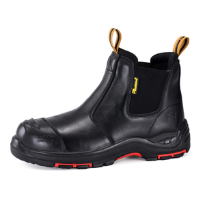 Stivali da miniera slip-on con punta composita nera M-8025NBK